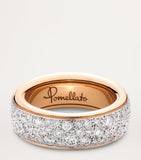 Pomellato rose gold and diamond Iconica ring, UK version