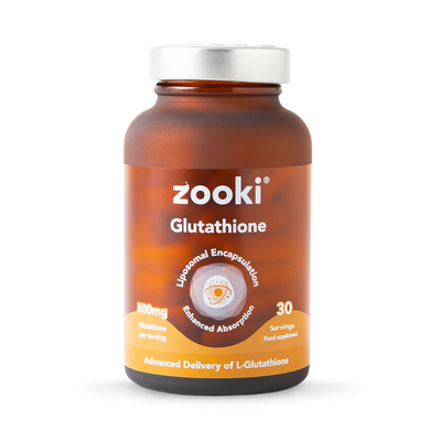 Zooki Liposomal Glutathione 500mg Capsules 60 Count
