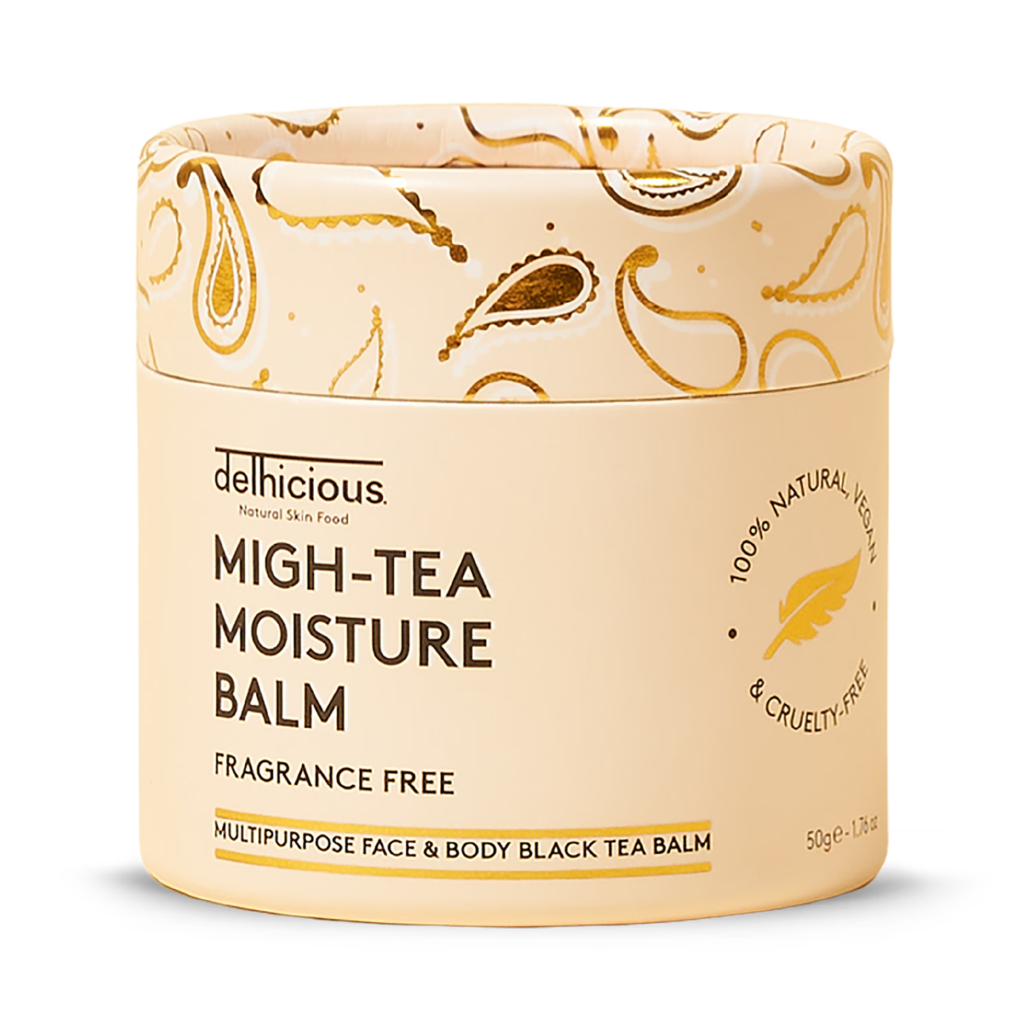 Delhicious Migh-Tea fragrance-free skin recovery balm 50g - British product