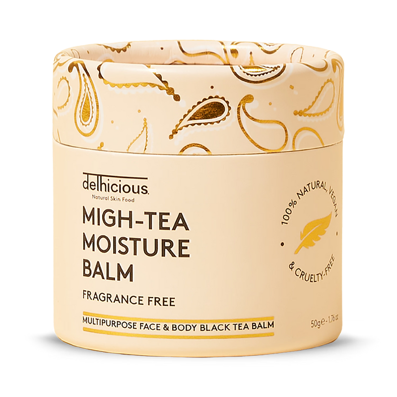 Delhicious Migh-Tea fragrance-free skin recovery balm 50g - British product