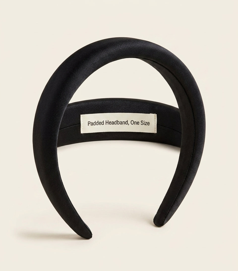 Prada Velvet Logo Headband, UK version