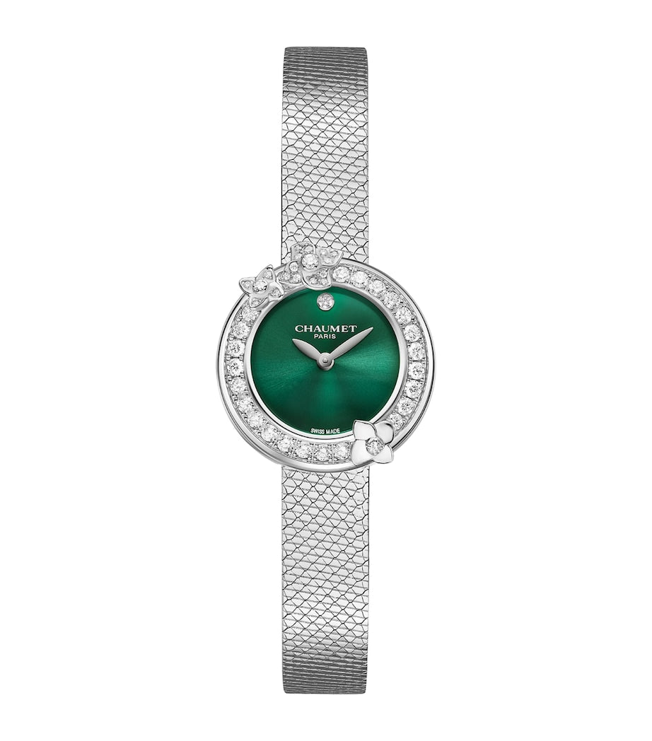 Chaumet Hortensia watch 22.4mm with diamonds, imported from the UK