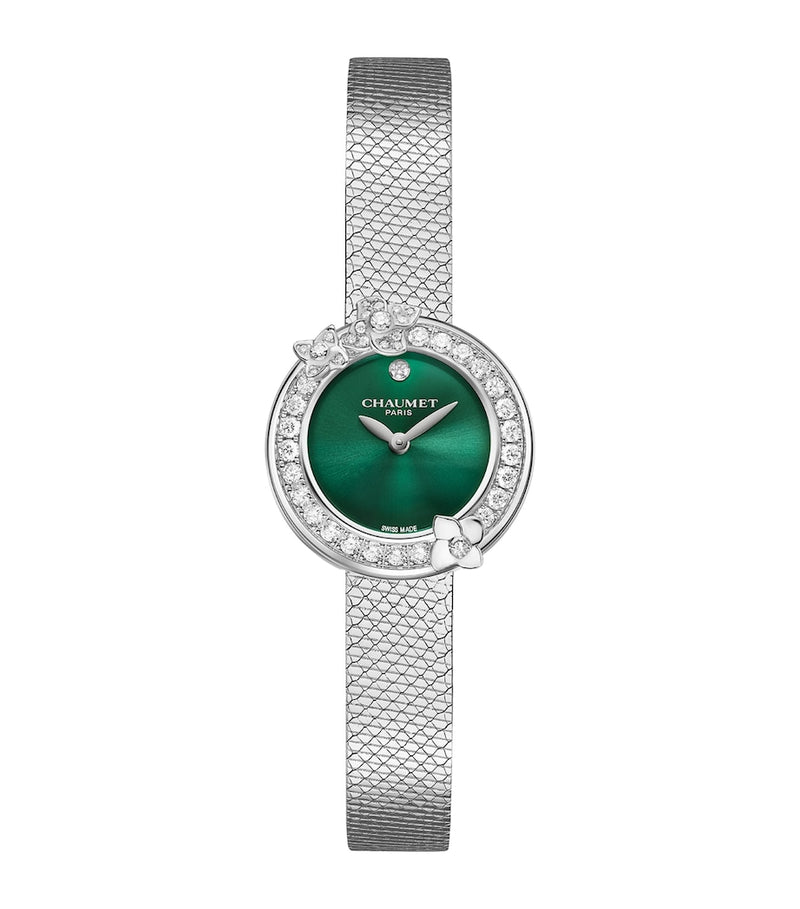Chaumet Hortensia watch 22.4mm with diamonds, imported from the UK