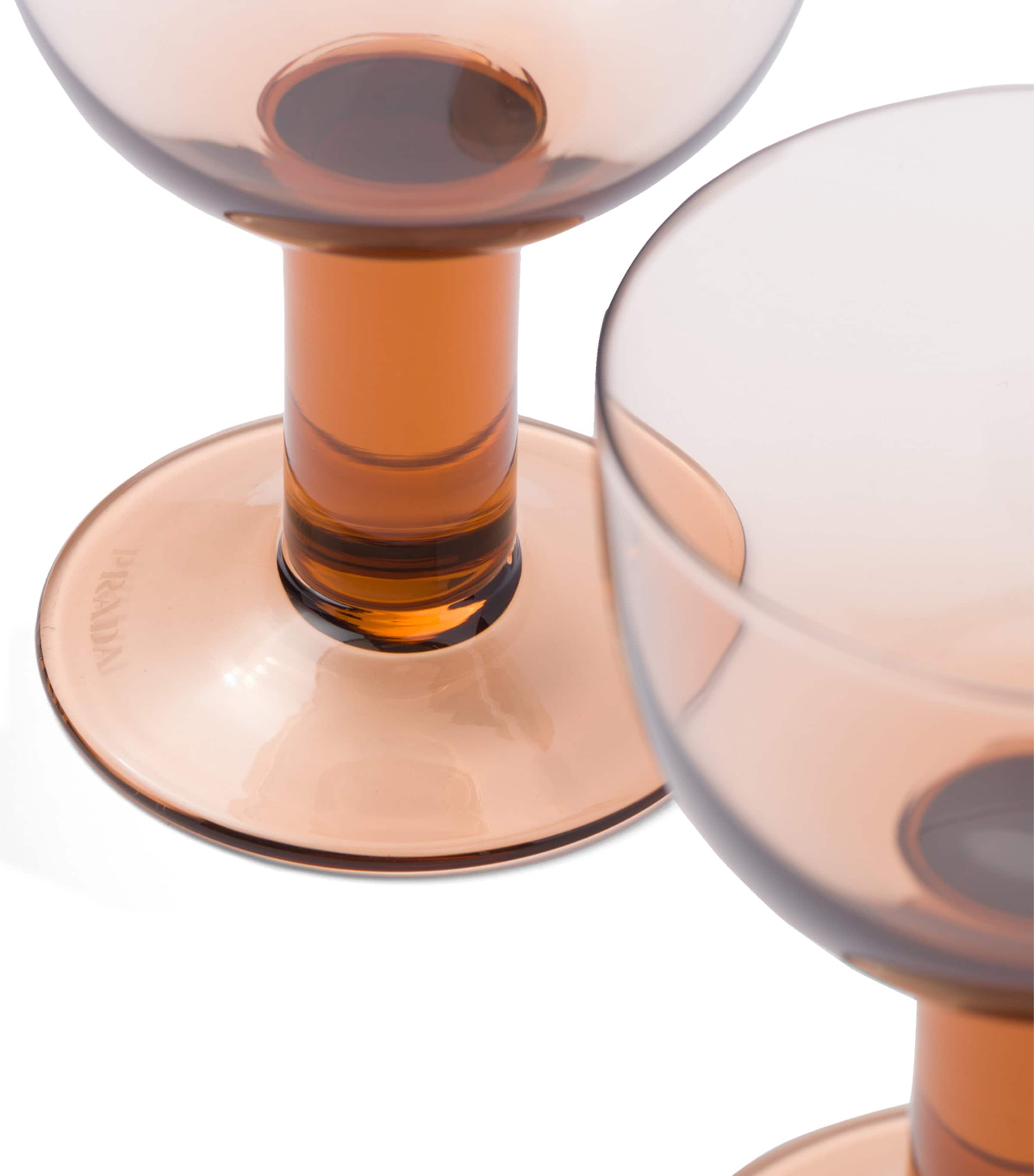 Prada Plinth red wine glasses set of 2, imported from the UK