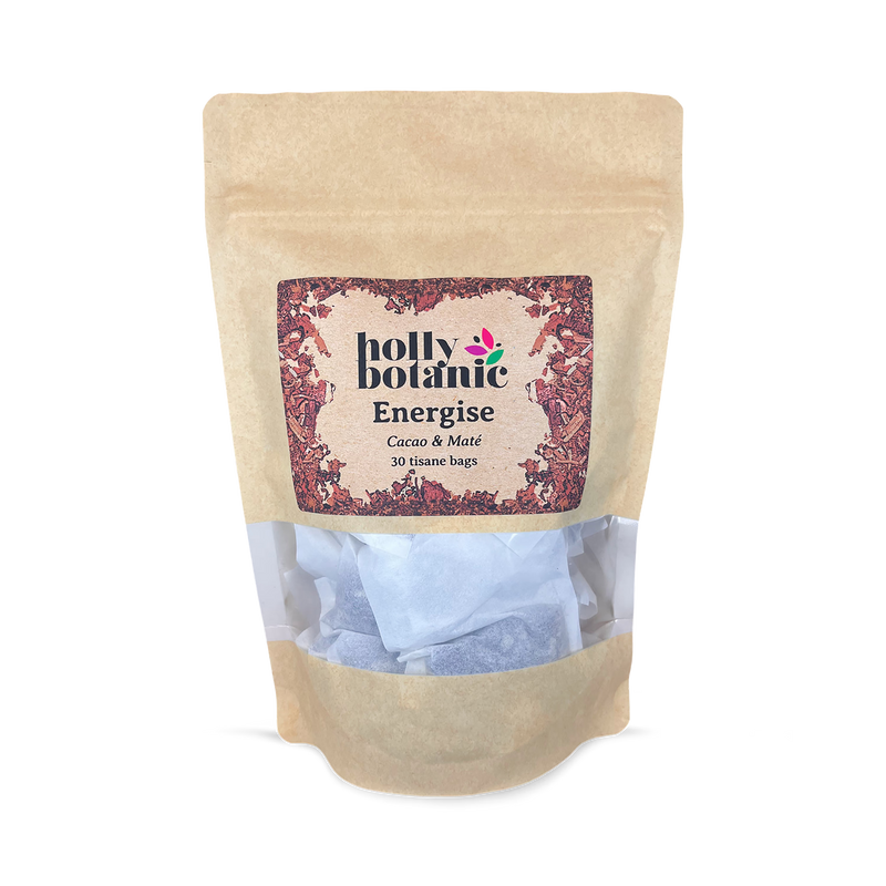 Holly Botanic Cacao & Maté tisane 30 tea bags (British brand)