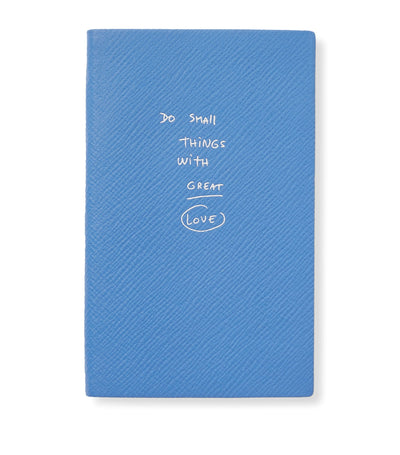 Smythson Do Small Things Panama Leather Notebook