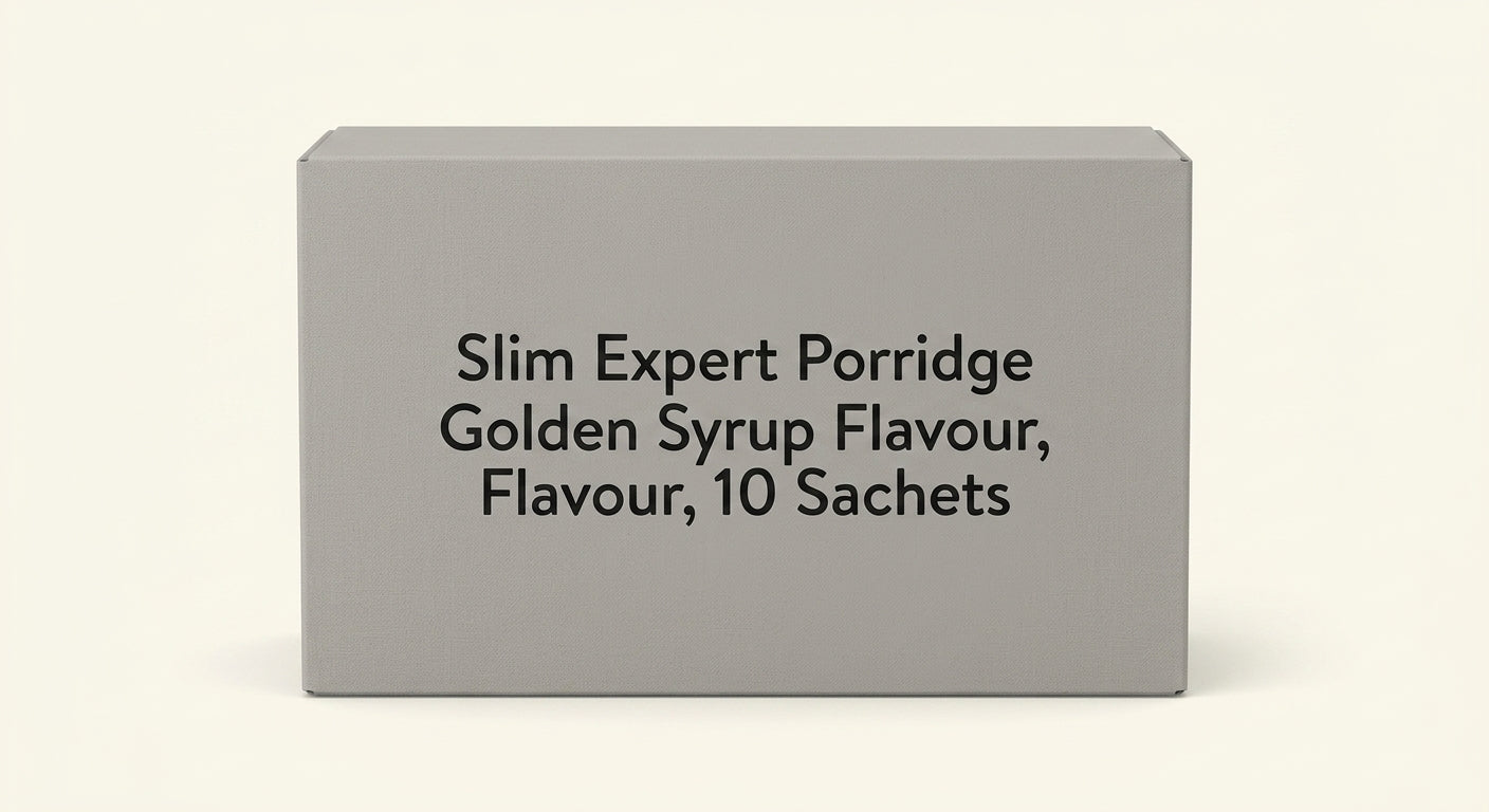 Holland & Barrett SlimExpert Apple Cinnamon Flavour Porridge 10 Sachets - Golden Syrup