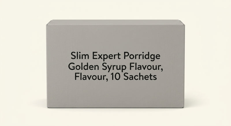 Holland & Barrett SlimExpert Apple Cinnamon Flavour Porridge 10 Sachets - Golden Syrup