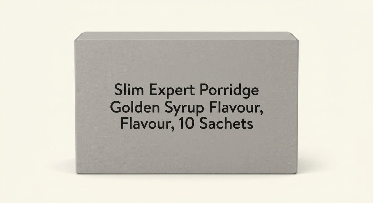 Holland & Barrett SlimExpert Apple Cinnamon Flavour Porridge 10 Sachets - Golden Syrup