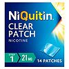 NiQuitin Clear Patch 21mg -  14 Patches - Step 1 GOODS Boots   