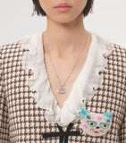 Valentino Garavani VLogo pendant necklace, imported from the UK