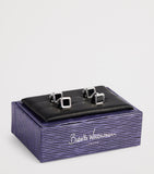 Babette Wasserman Celtic onyx cufflinks set, British brand