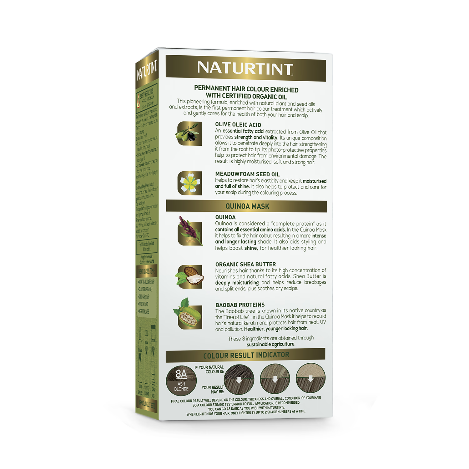Naturtint hair colour Ash Blonde - British product