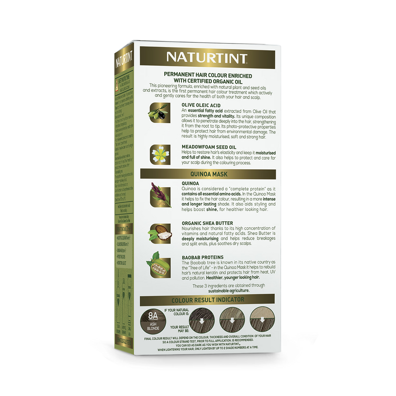 Naturtint hair colour Ash Blonde - British product