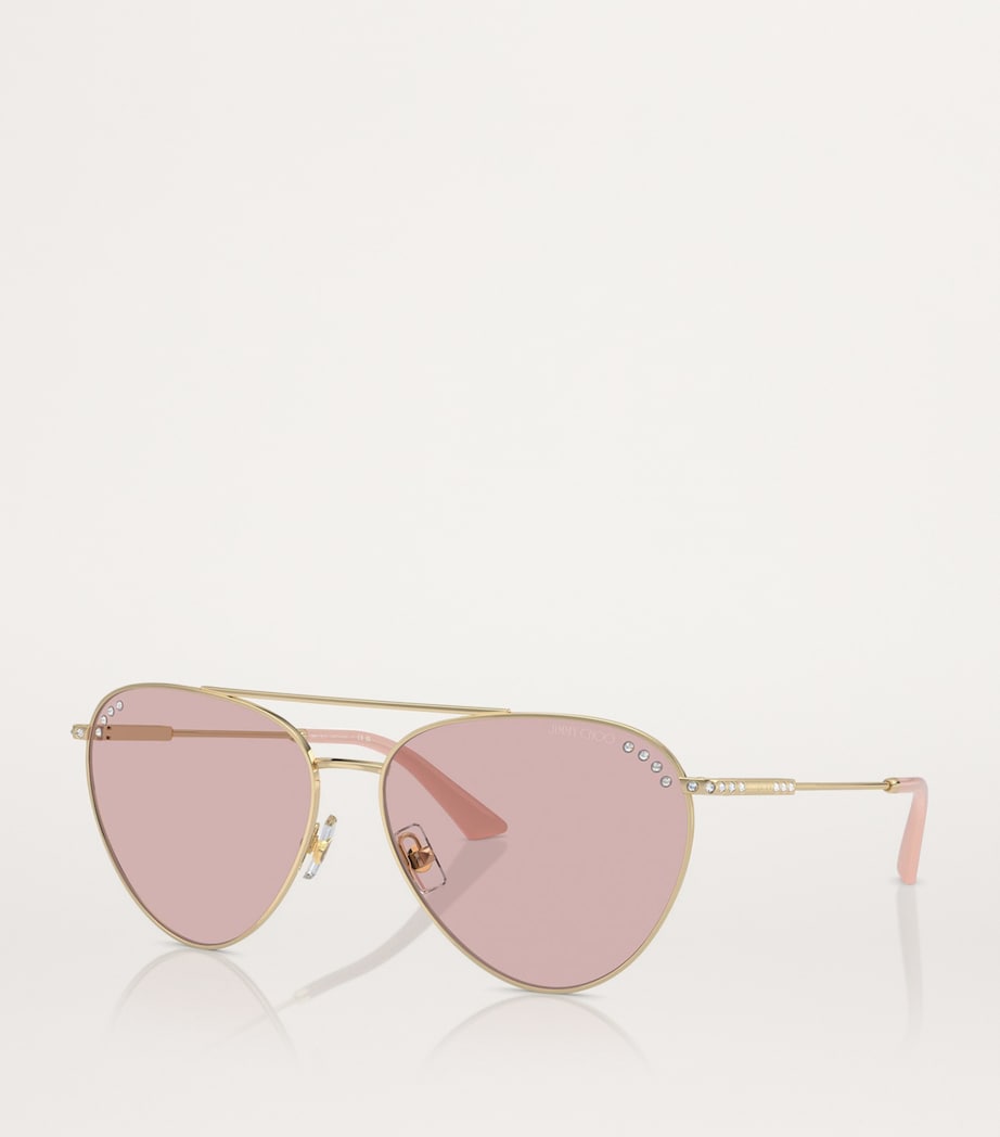 Jimmy Choo steel sunglasses model JC4002B - British product