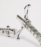 Harrods white gold diamond tennis bracelet 4.00ct - British product