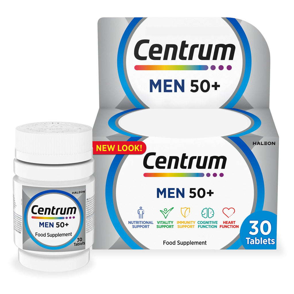 Centrum Men 50+ Multivitamins & Vitamin Tablets x30