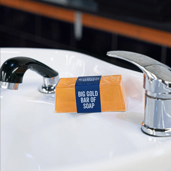 Bluebeards Revenge Cuban Gold soap bar amber patchouli 175g (British brand)