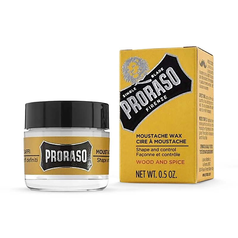 Proraso moustache wax Wood & Spice 15ml (British brand)