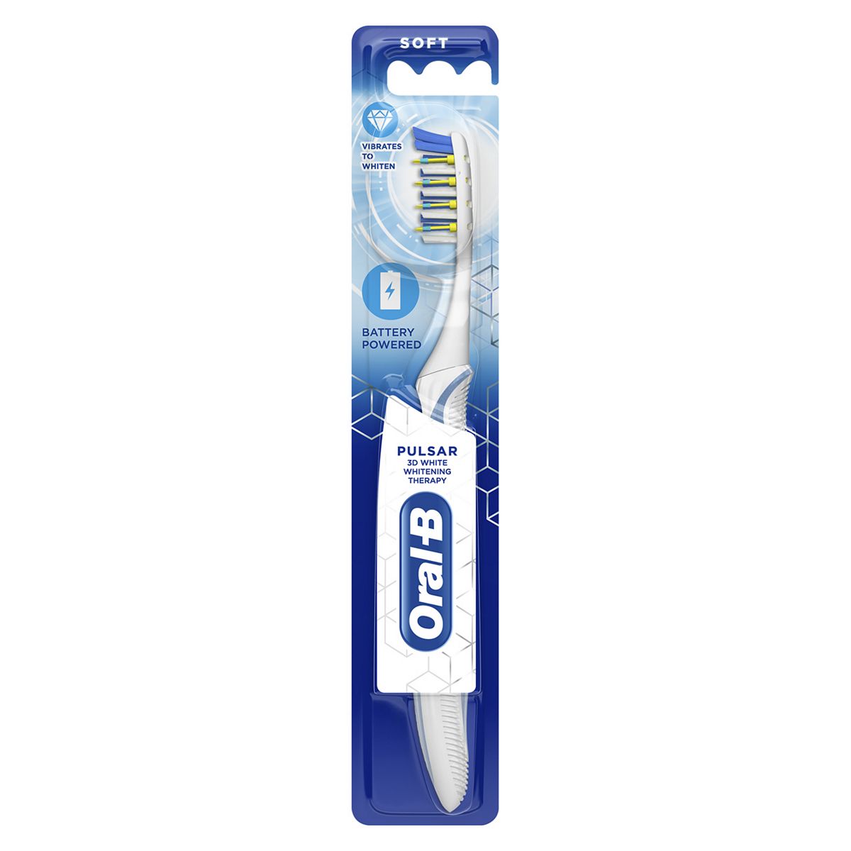 Oral-B Pulsar 3DWhite Whitening Therapy Manual Toothbrush with Battery Power GOODS Boots   