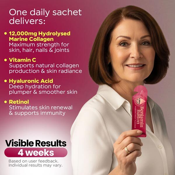 BB Menopause Passionfruit Collagen sachets 14-pack, UK version