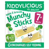 Kiddylicious Apple & Broccoli Munchy Sticks Baby Snacks 4x4g GOODS Sainsburys   