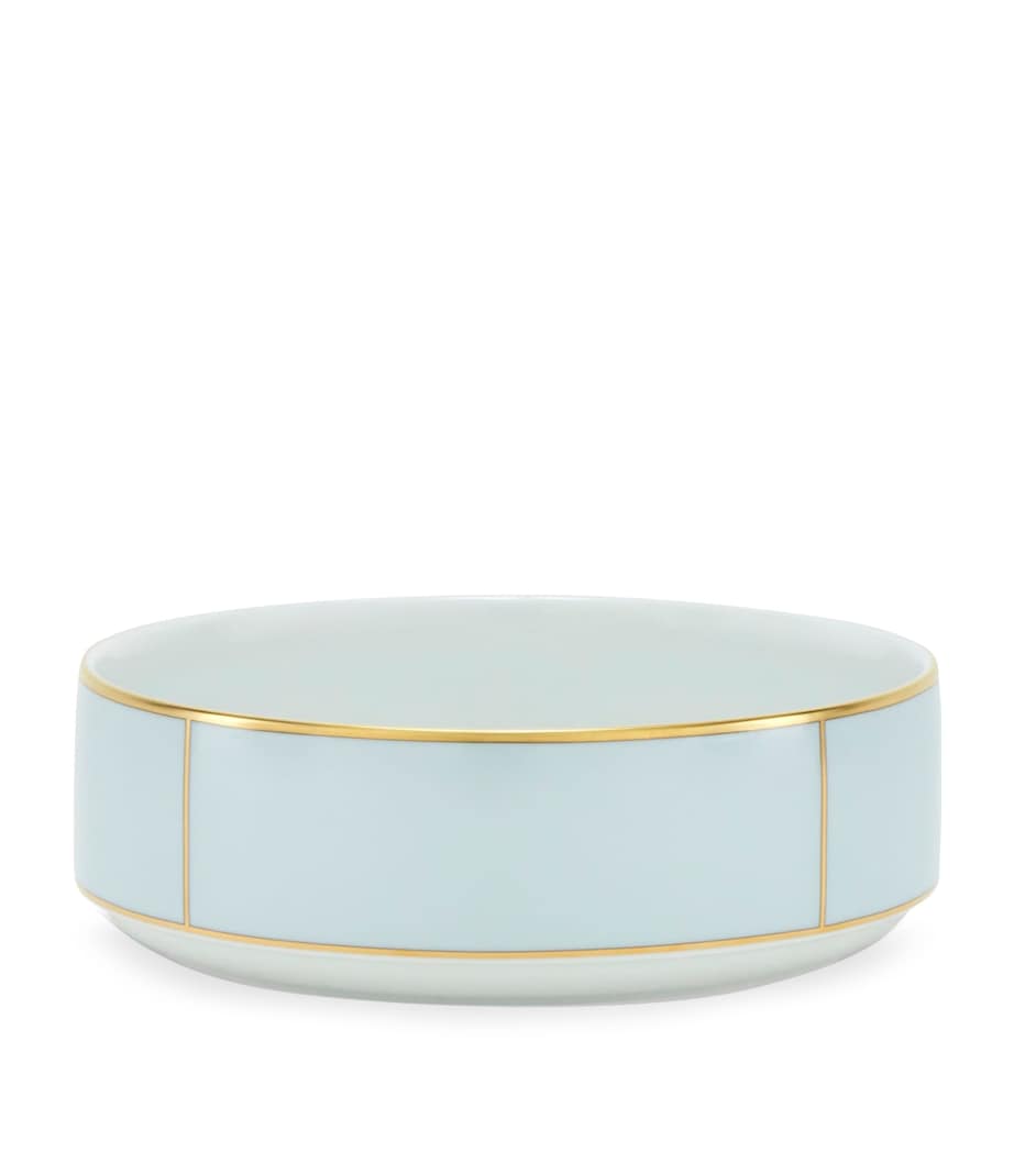 GINORI 1735 porcelain salad bowl Celeste 24cm, UK version