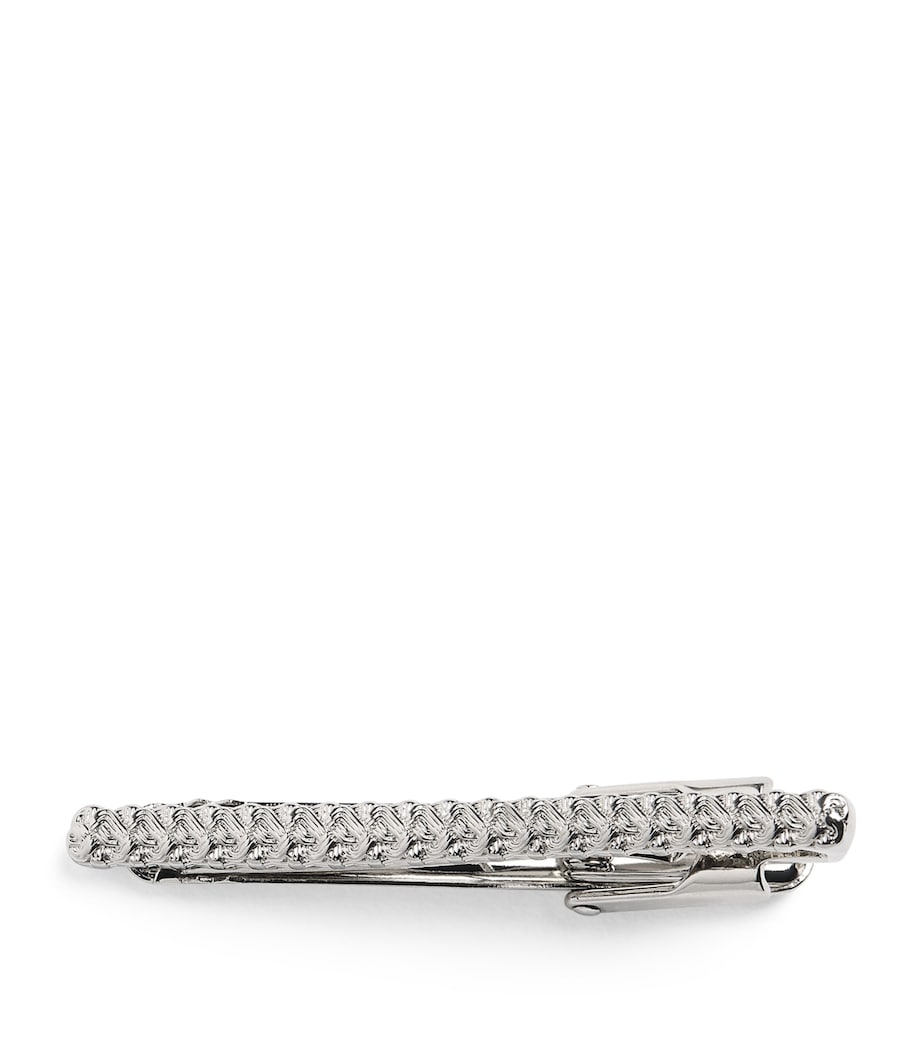 Tateossian Palladium-Plated Quad Knot Tie Clip