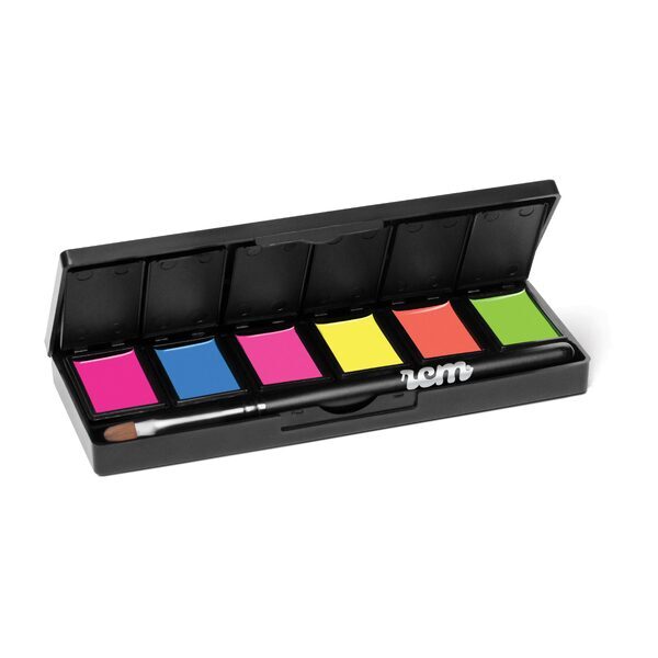 RCM Brite Lite cream gel palette 6 neon colours (British brand)