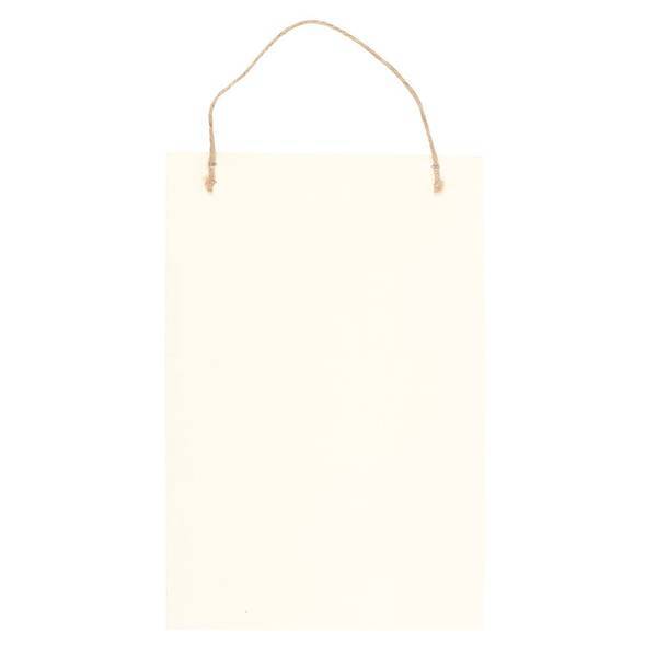 Something Different Into The Woods hanging sign 40x20cm - British product