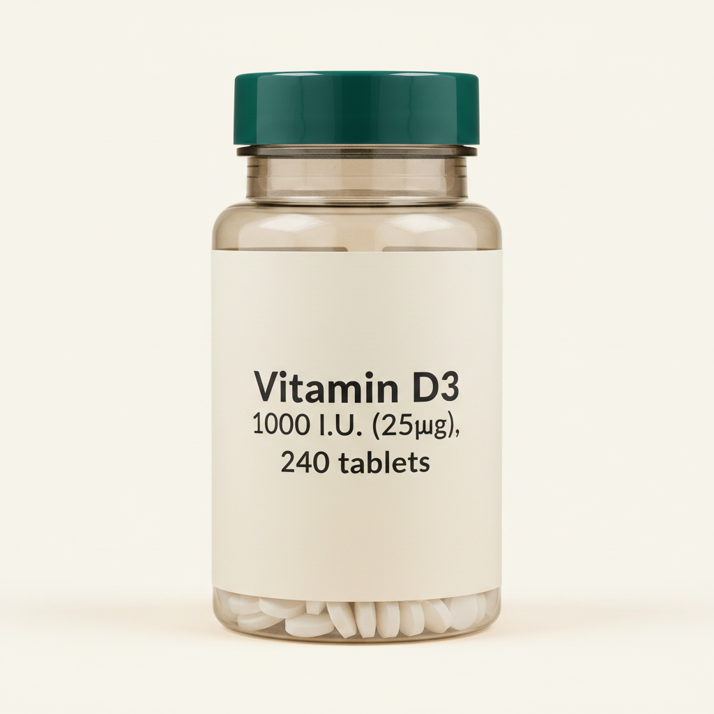 Holland & Barrett Vitamin D3 1000 I.U. 25µg 90 Tablets