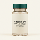 Holland & Barrett Vitamin D3 1000 I.U. 25µg 90 Tablets