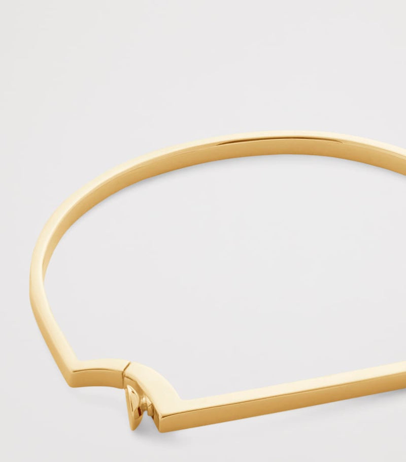 Monica Vinader gold vermeil slim bangle, UK version
