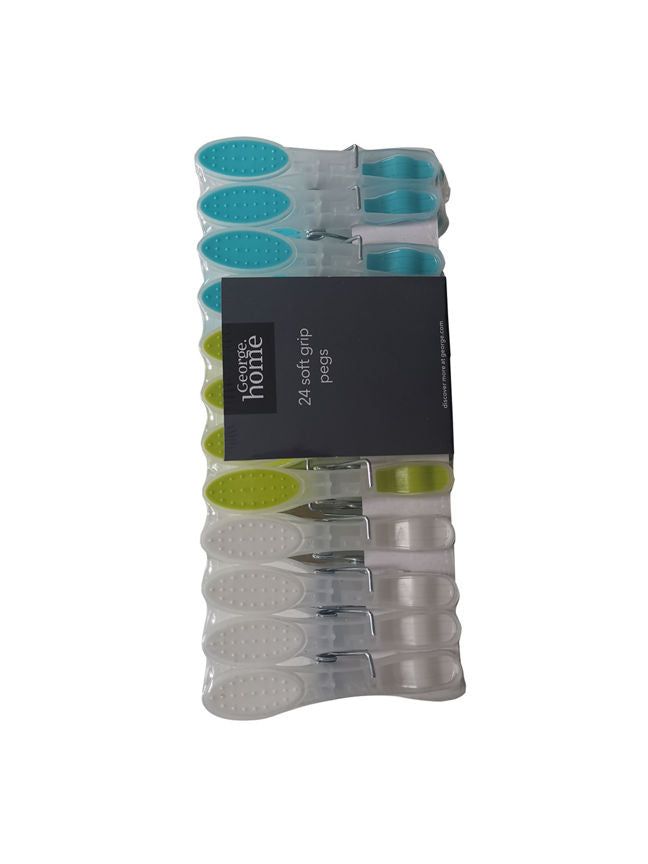 George Home Soft Grip Pegs General Household ASDA   