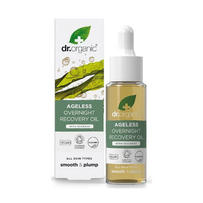 Superdrug Dr Organic Seaweed Overnight Recovery Facial Oil 30ml- Buy online at McGrocer