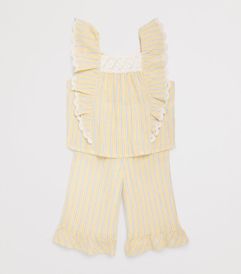 Louise Misha cotton stripe infant blouse 24 months, UK version