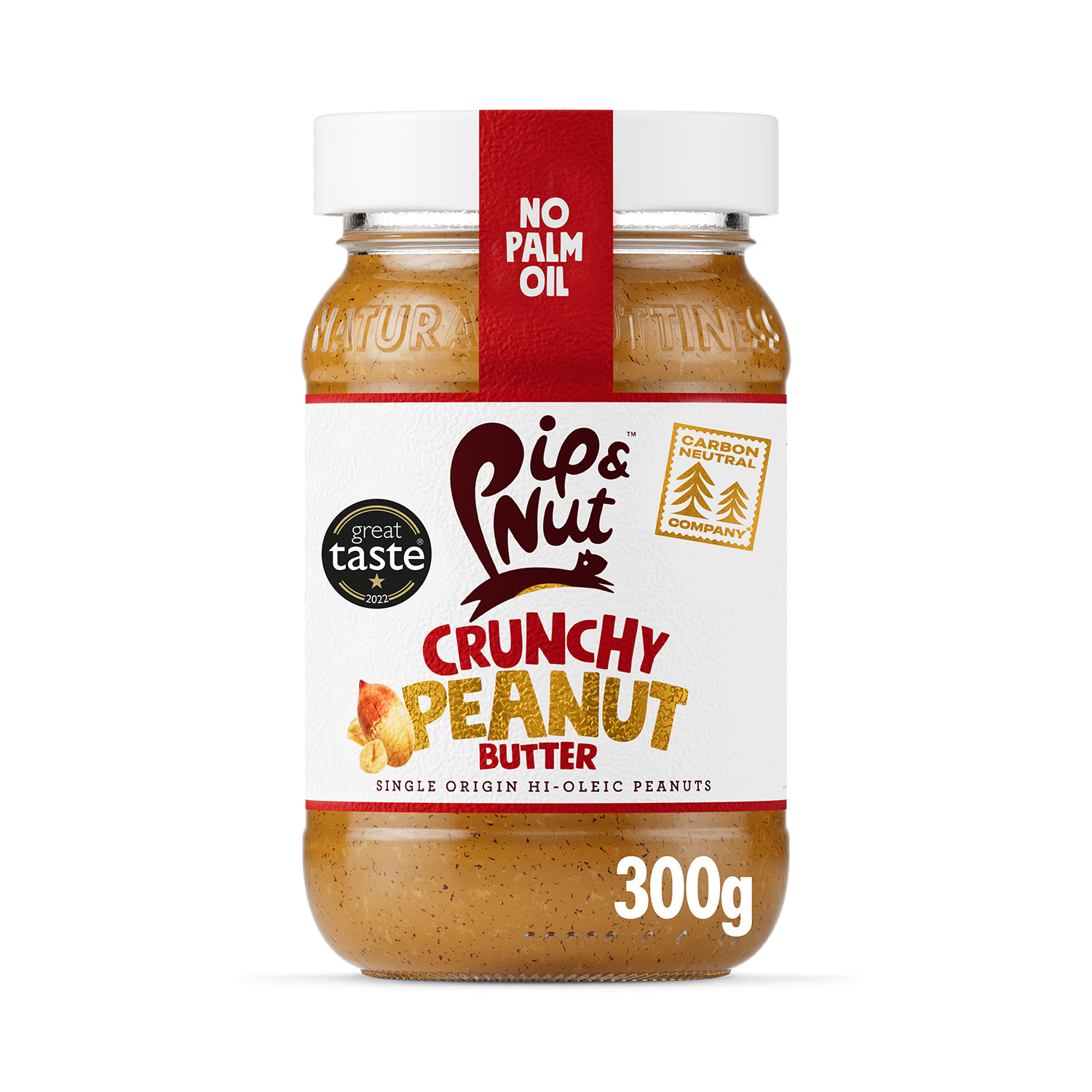 Pip & Nut crunchy peanut butter 300g, UK version