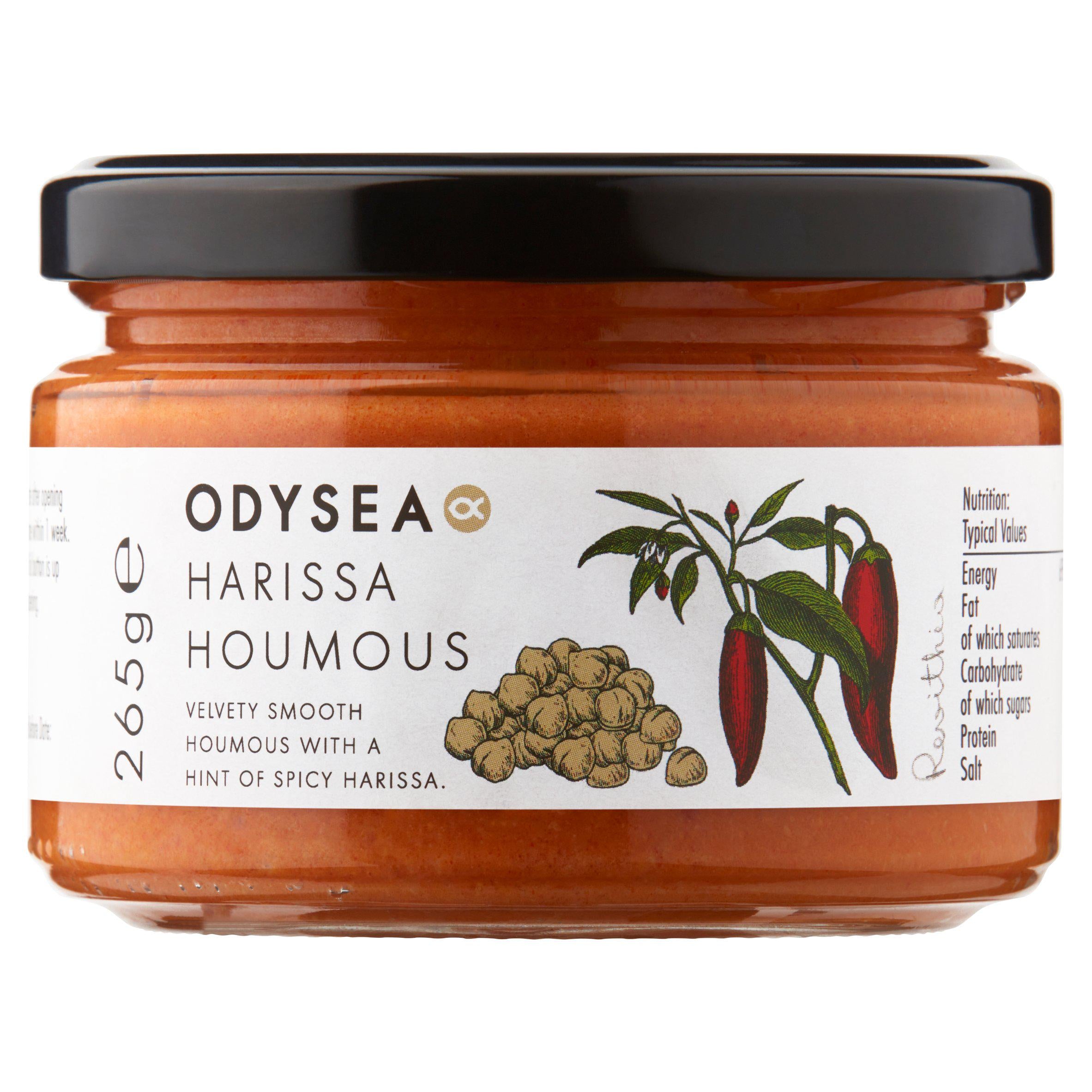 Odysea Harissa Houmous 265g GOODS Sainsburys   