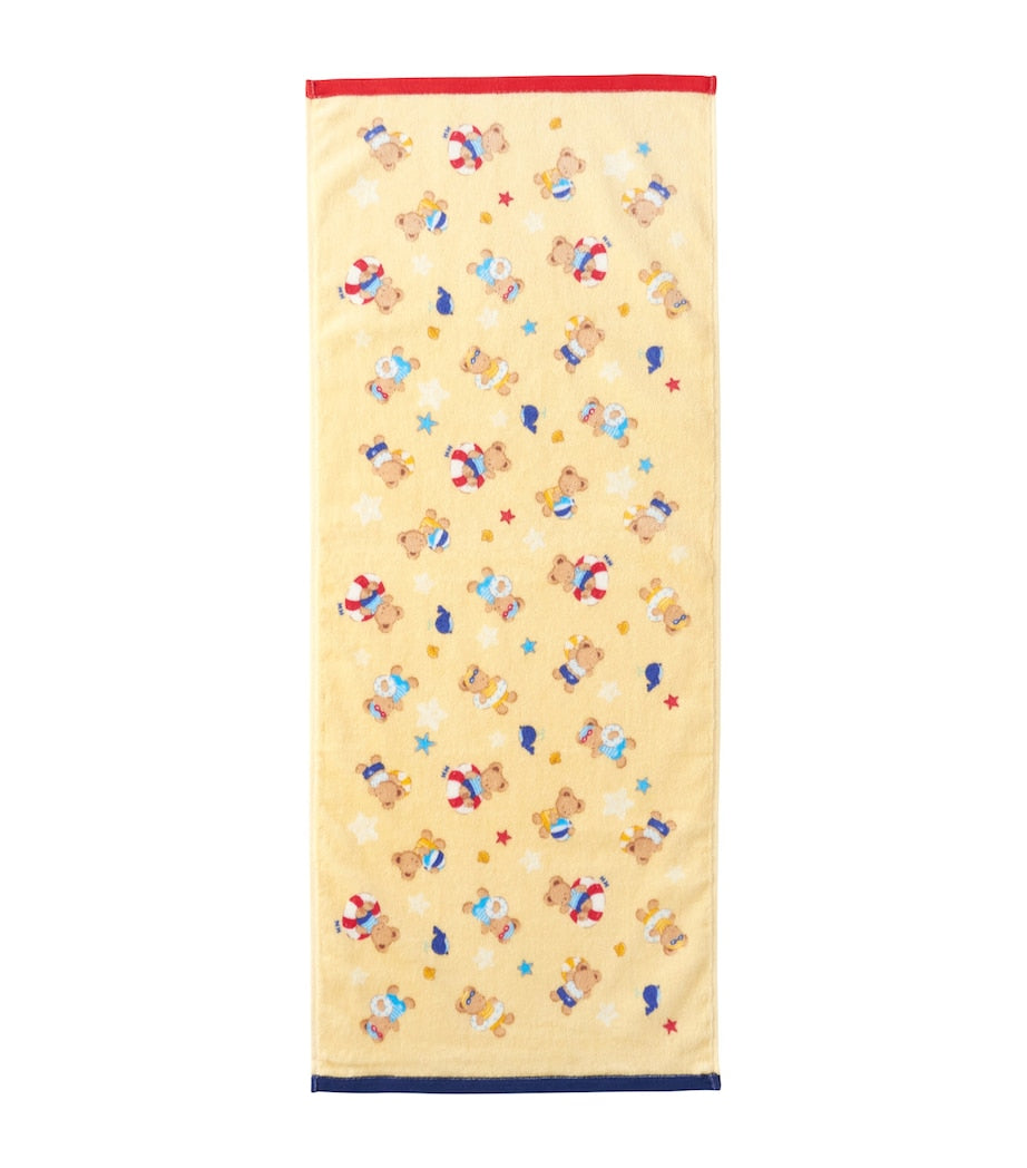 Miki House teddy bear towel 70x35cm (British brand)