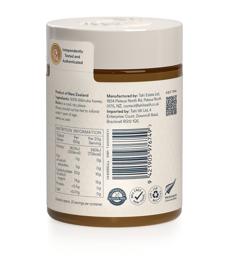 Tahi Manuka Honey 400g - British product