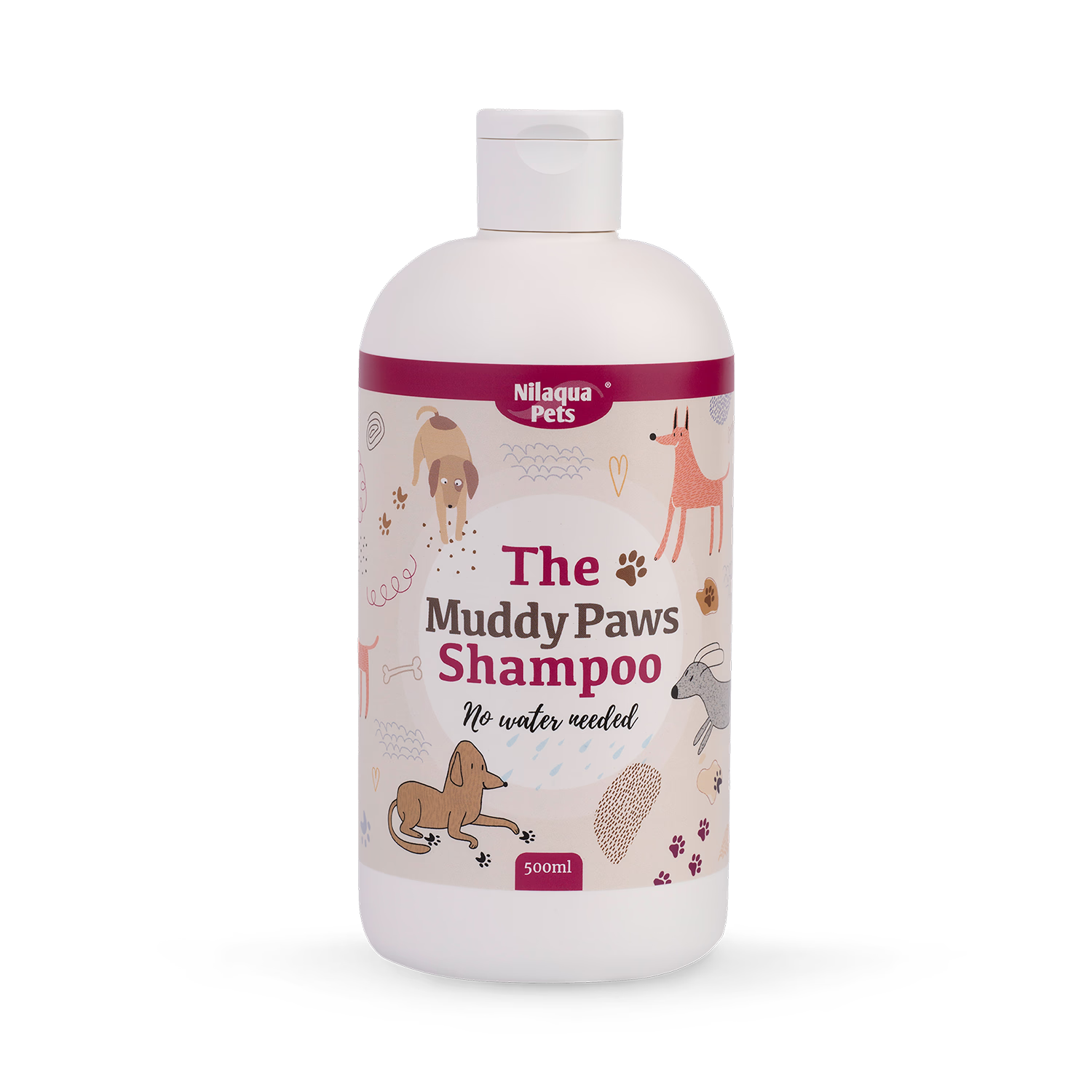 Muddy Paws deep cleansing towel off pet shampoo 500ml - British product