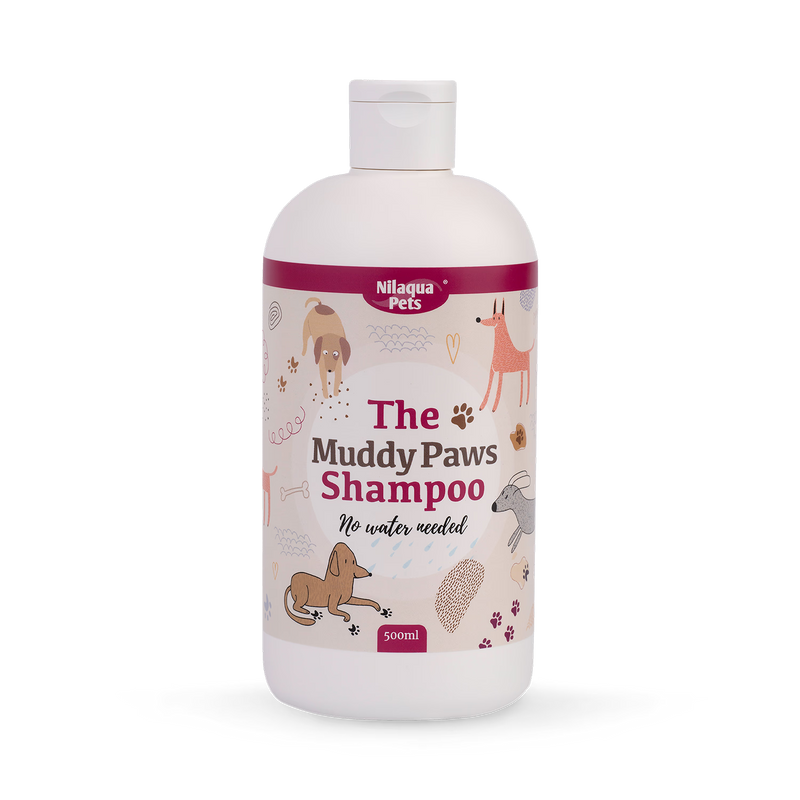 Muddy Paws deep cleansing towel off pet shampoo 500ml - British product