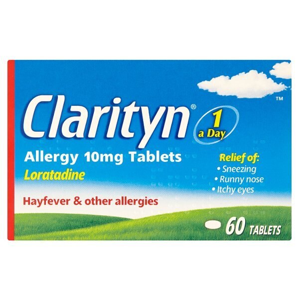 Clarityn Allergy & Hayfever Prescription Strength 60 Tablets GOODS Superdrug   