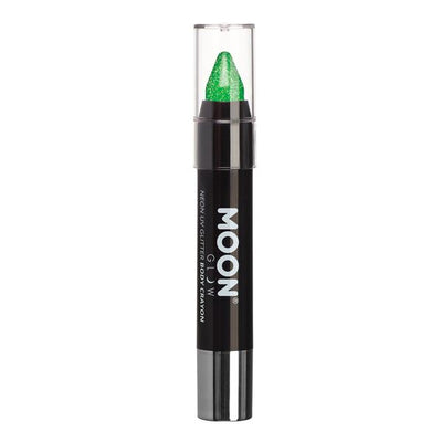 Moon Glow Neon UV Glitter Body Crayons Green