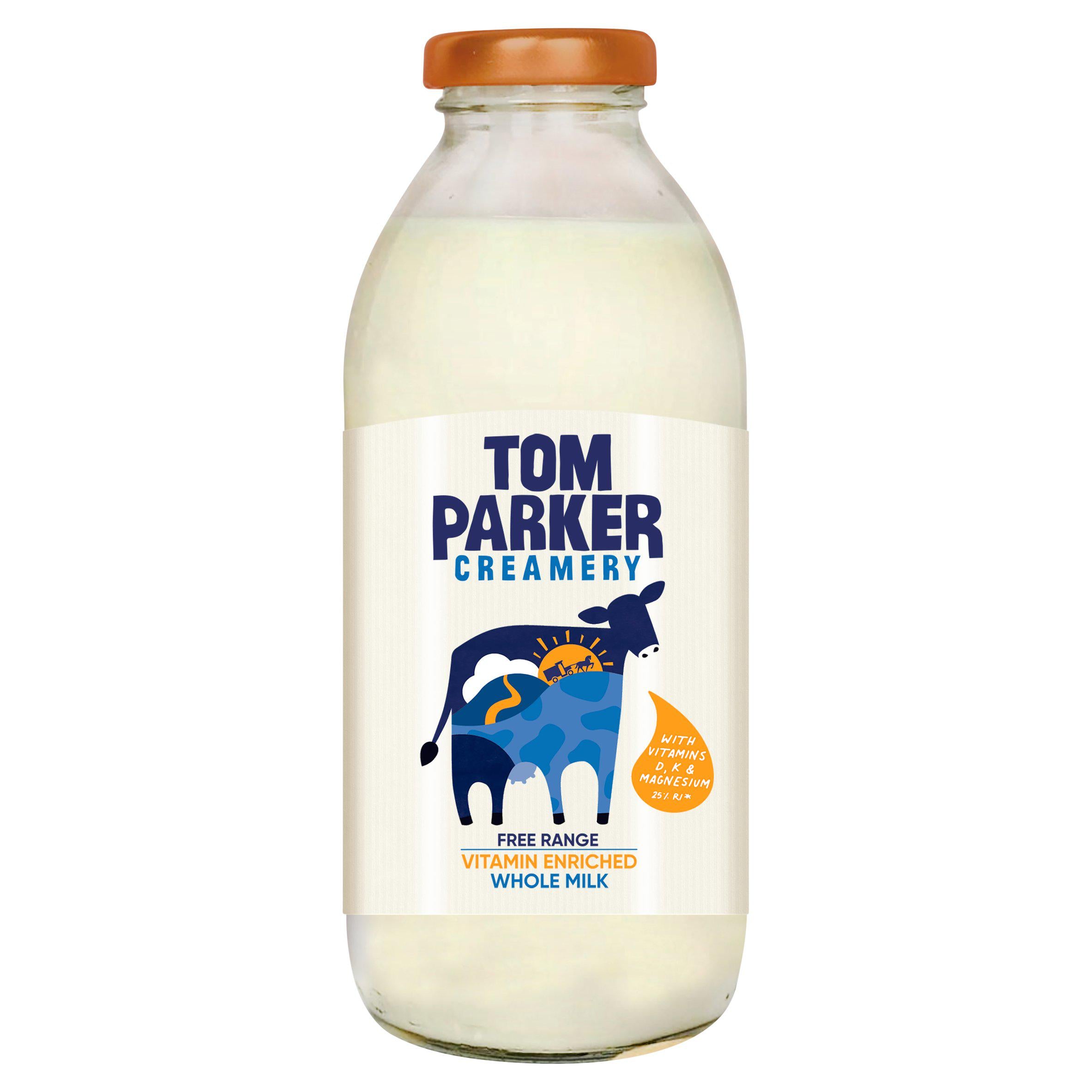 Tom Parker Creamery Vitamin Enriched Whole Milk 500ml GOODS Sainsburys   