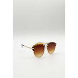 SVNX brown tortoise sunglasses with brown lenses (British brand)