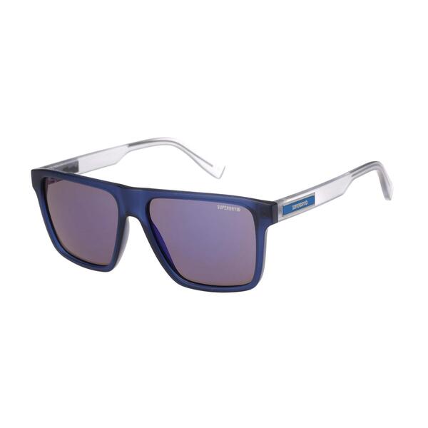 Superdry SDS-5046 men's sunglasses matte crystal cobalt blue, UK version