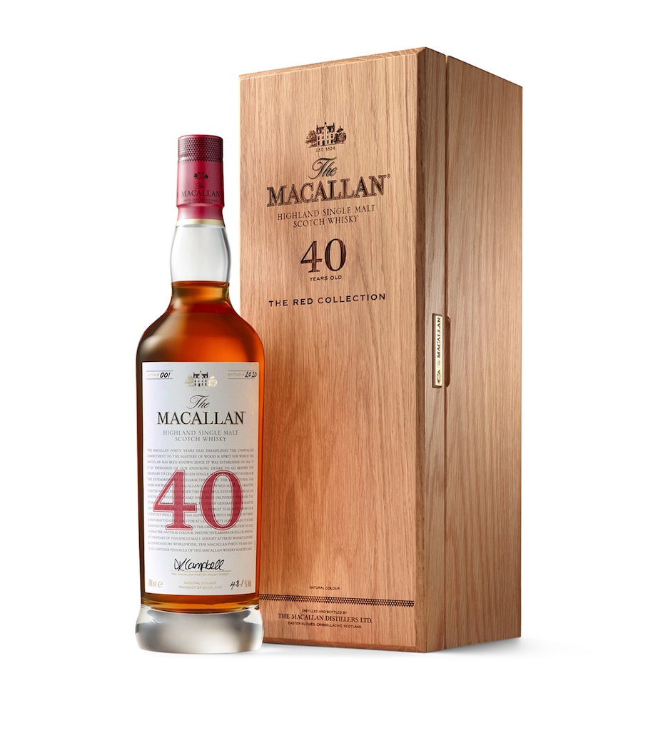 The Macallan 40-year-old Red Collection Scotch whisky 70cl imported from the UK