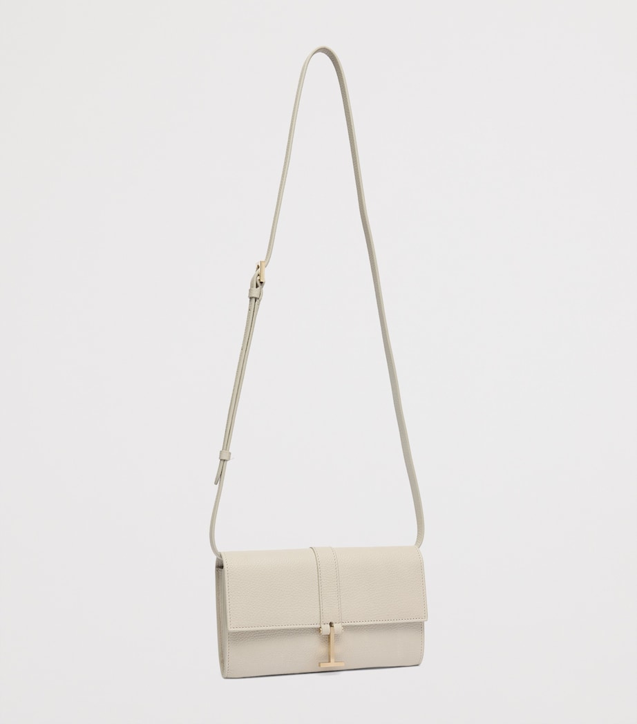 TOM FORD leather wallet with strap (British brand)