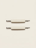 Prada gold-toned metal hair clips set of two (British brand)